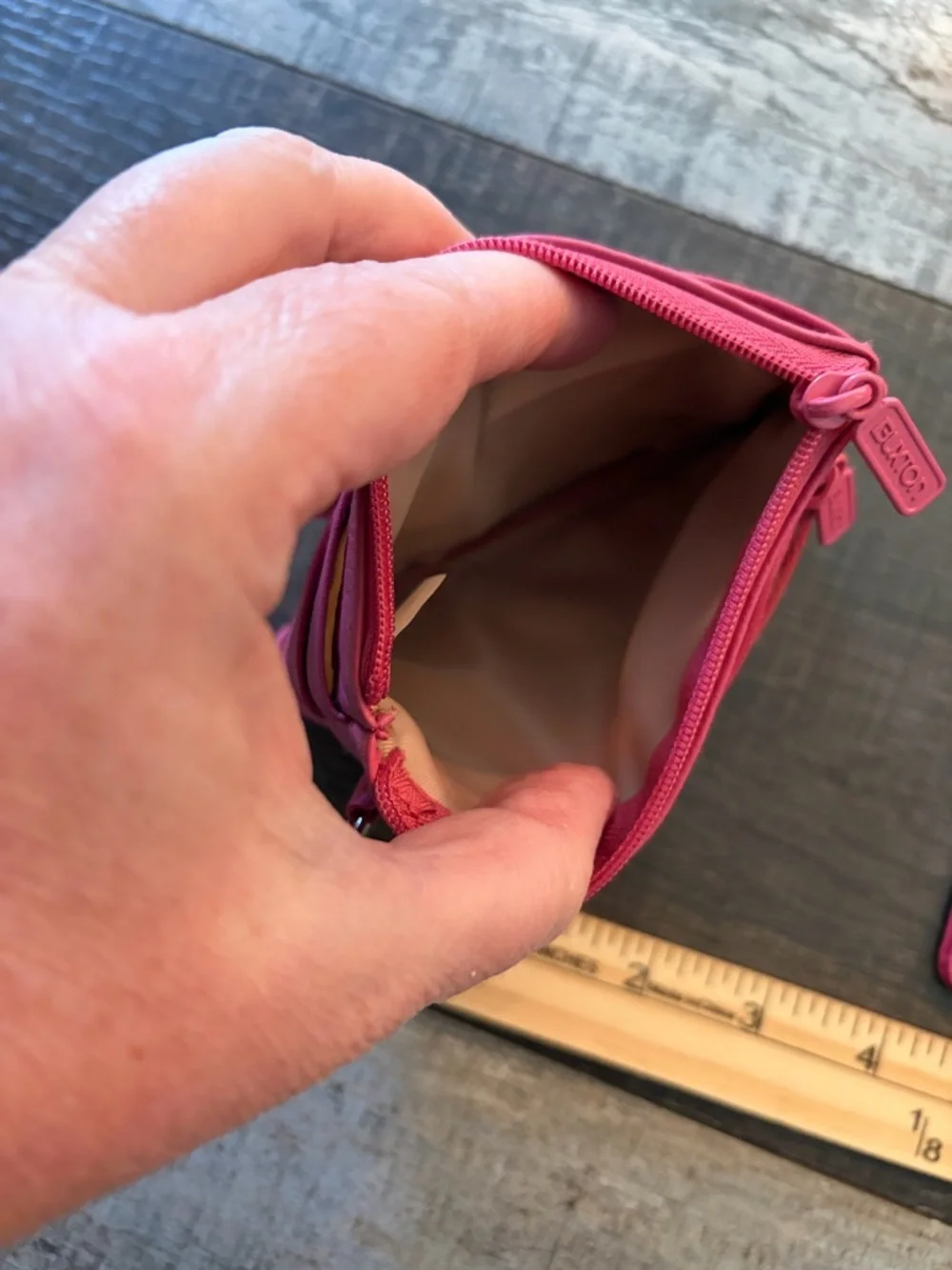 Buxton Pink Leather RFID Wallet & Card Holder Set